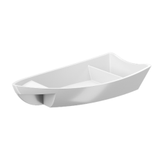 Barco para Sushi Coza Uno Branco 28x14x5,5cm - ref 10164/0007