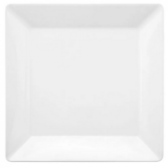 Prato Raso Quadrado Oxford 26,5x26,5 Branco - ref GA02-2000