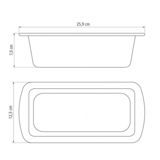 Forma para Pão e Bolo Tramontina Brasil Grafite em Alumínio com Revestimento Antiaderente 22 cm 1,2 L